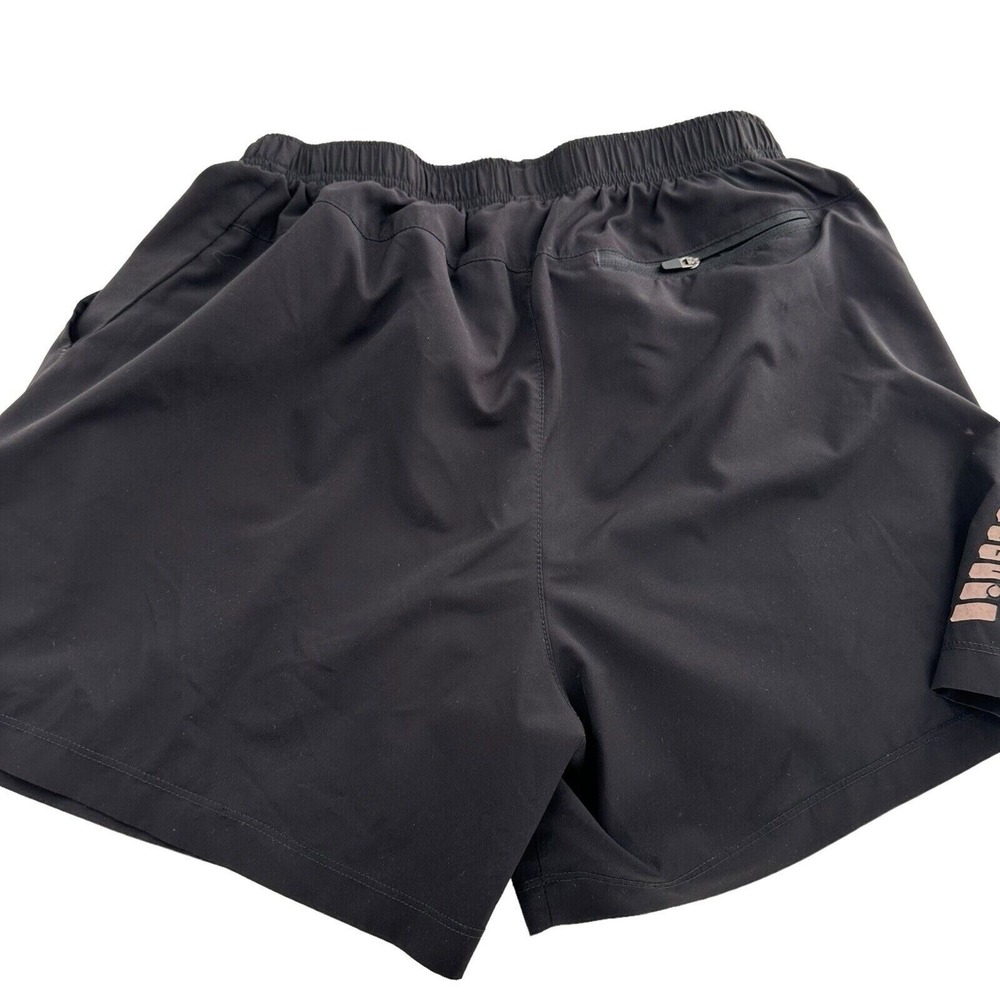 Athlio Mens Black Running Shorts Size S Breathable Polyester & Elastane Fabric W - Picture 6 of 10